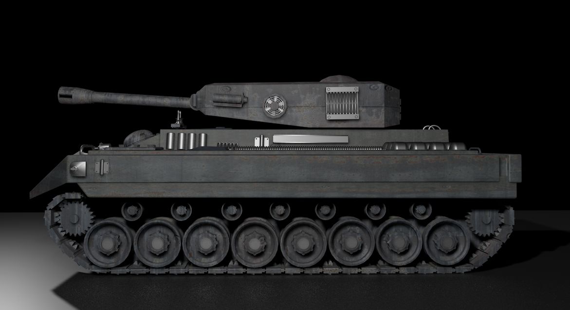 Tank War 3d model