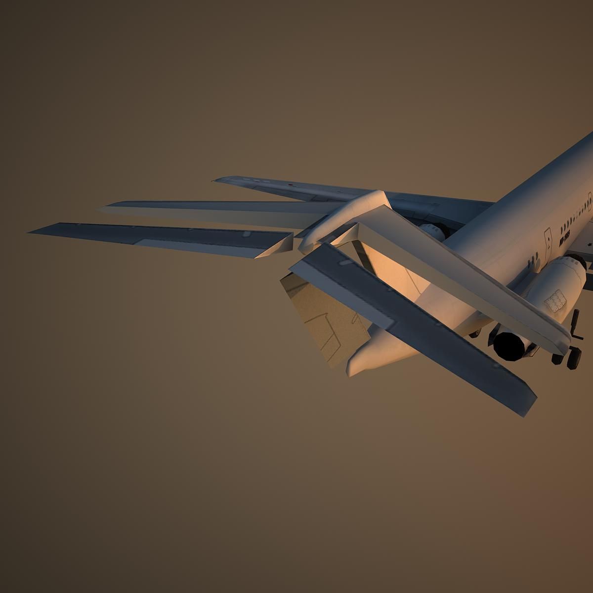 MD82 royalty-free 3d model - Preview no. 12