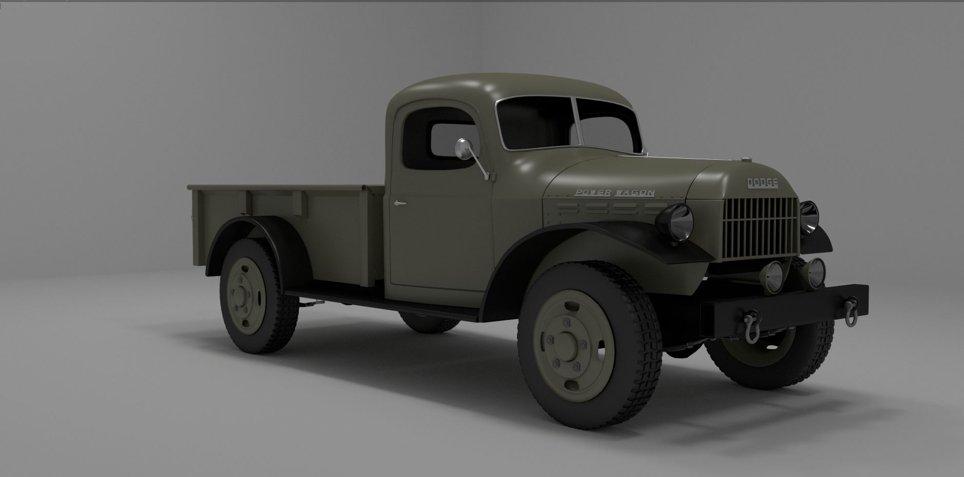 道奇Power Wagon 3d model