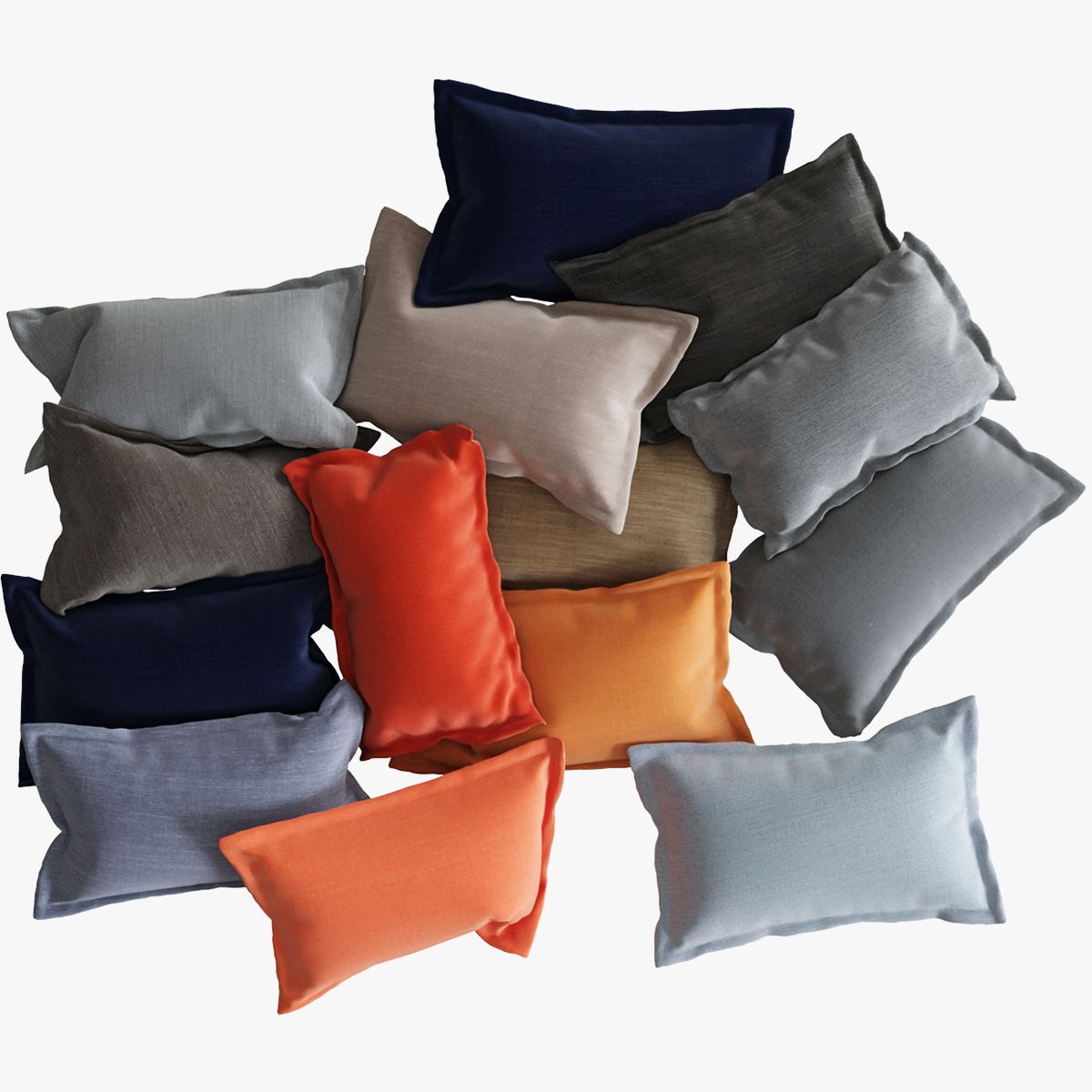 Pillows collection 50 3d model