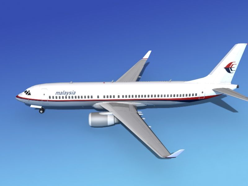 Боинг 737-800 Малайзия 3d model