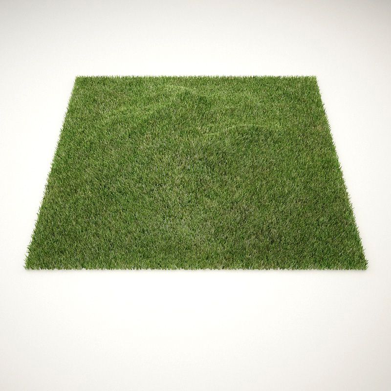 C4D realistic grass 3d model