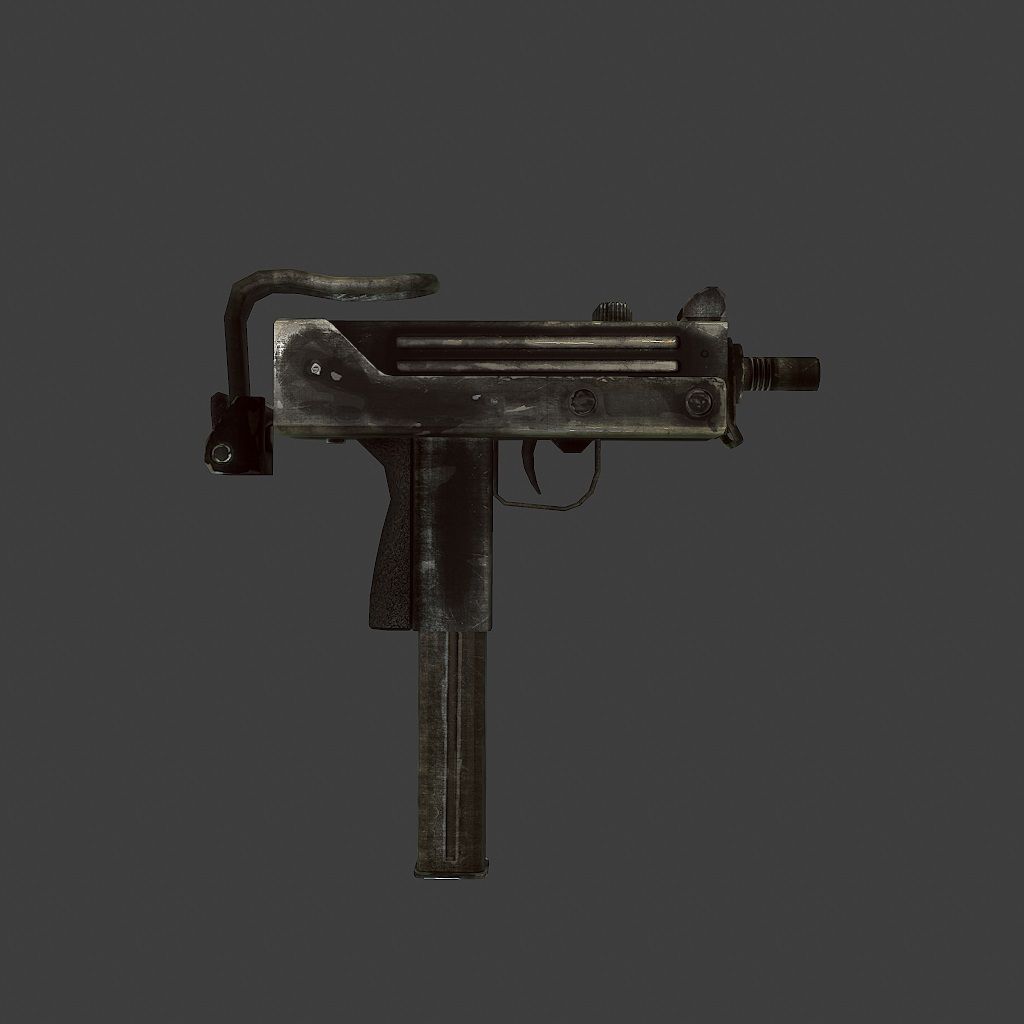 ingram mac-10 3d model