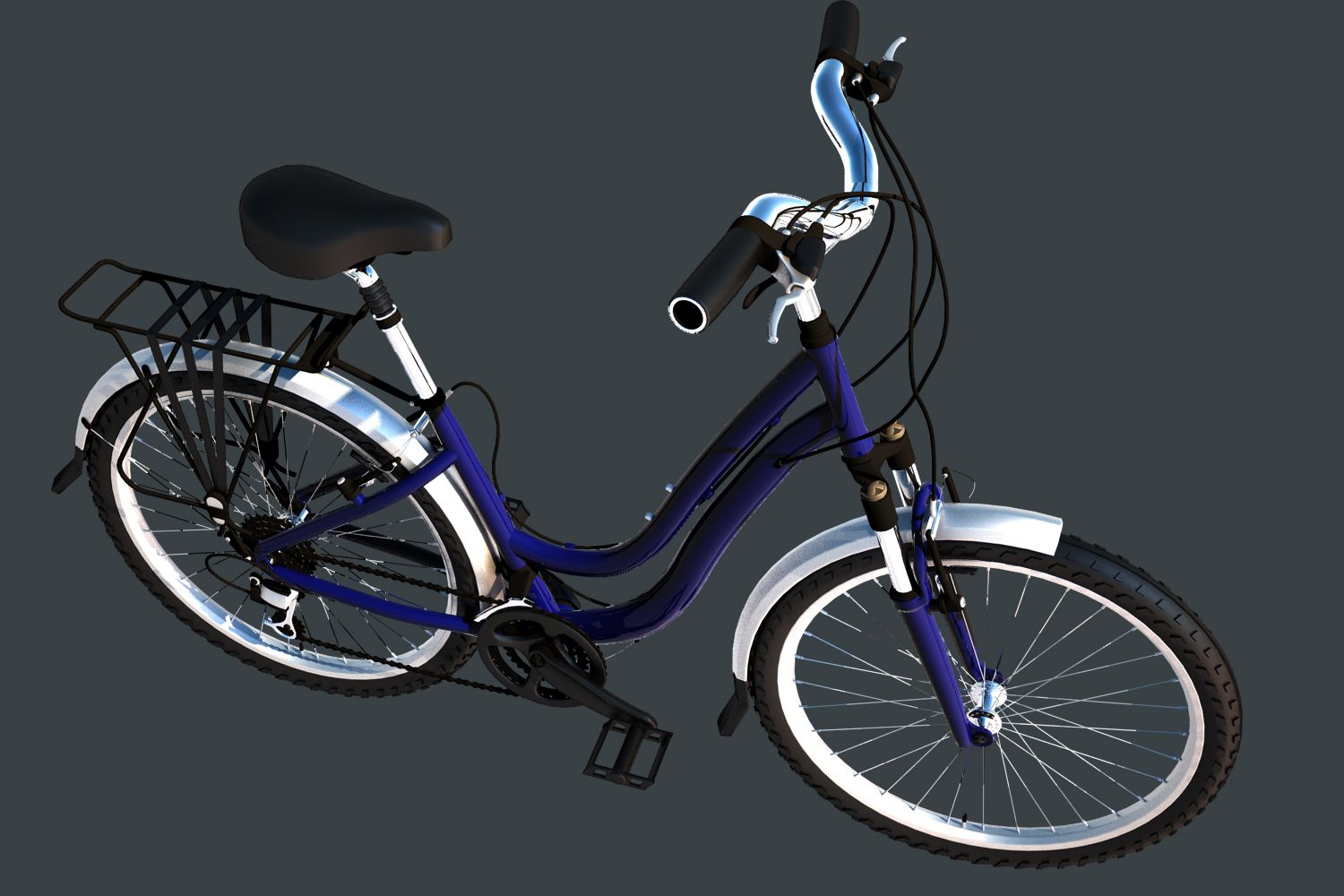 Lady Cycle 3d model