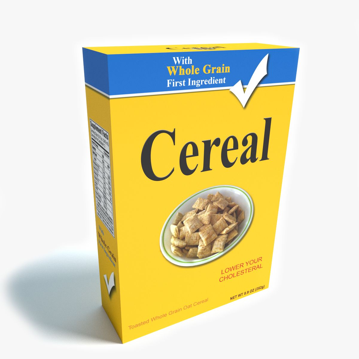 Cereal Box 3d model