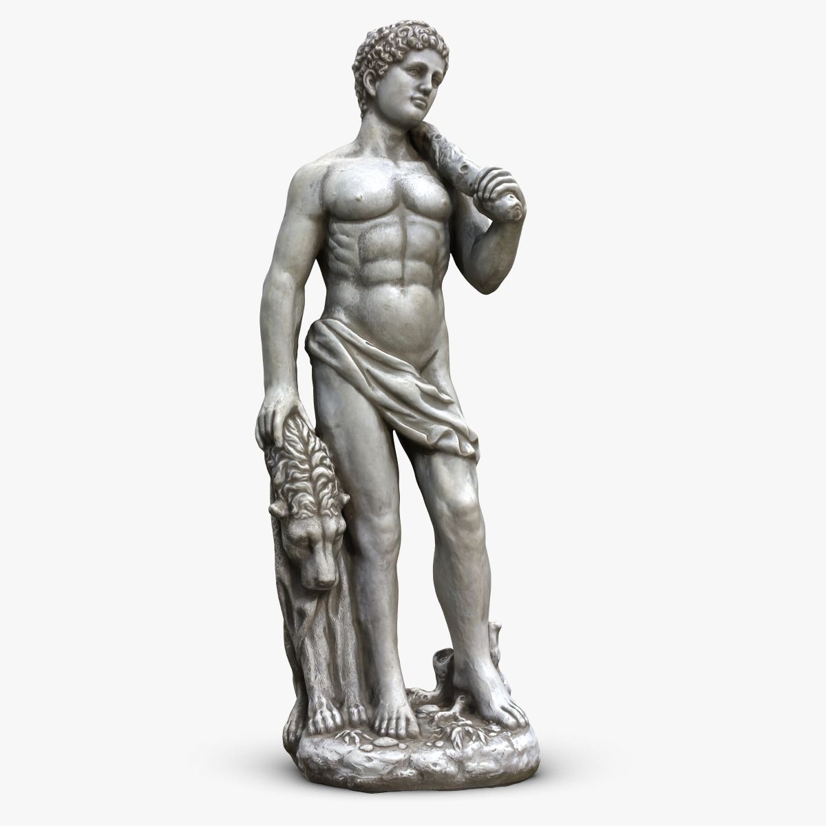 Greek Man Sculpture 3d model