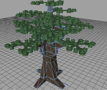 LEGO Tree royalty-free 3d model - Preview no. 6