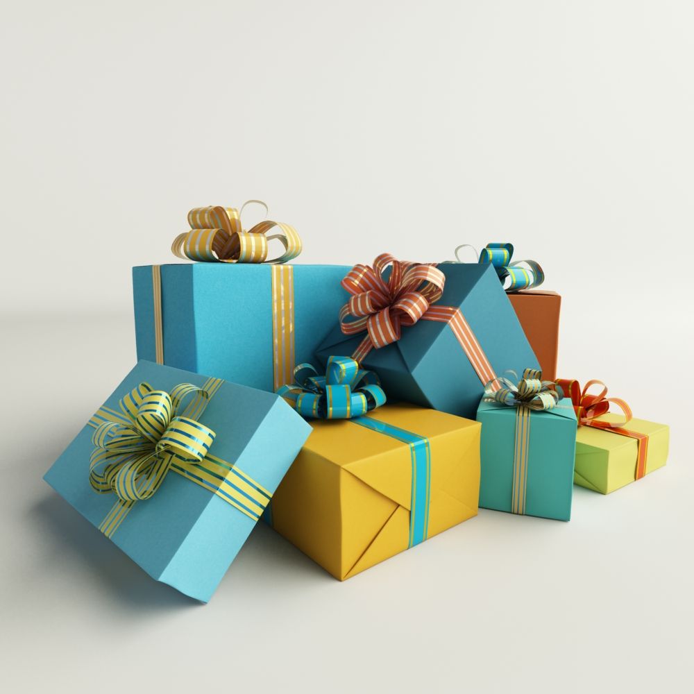 Geschenkbox 3d model