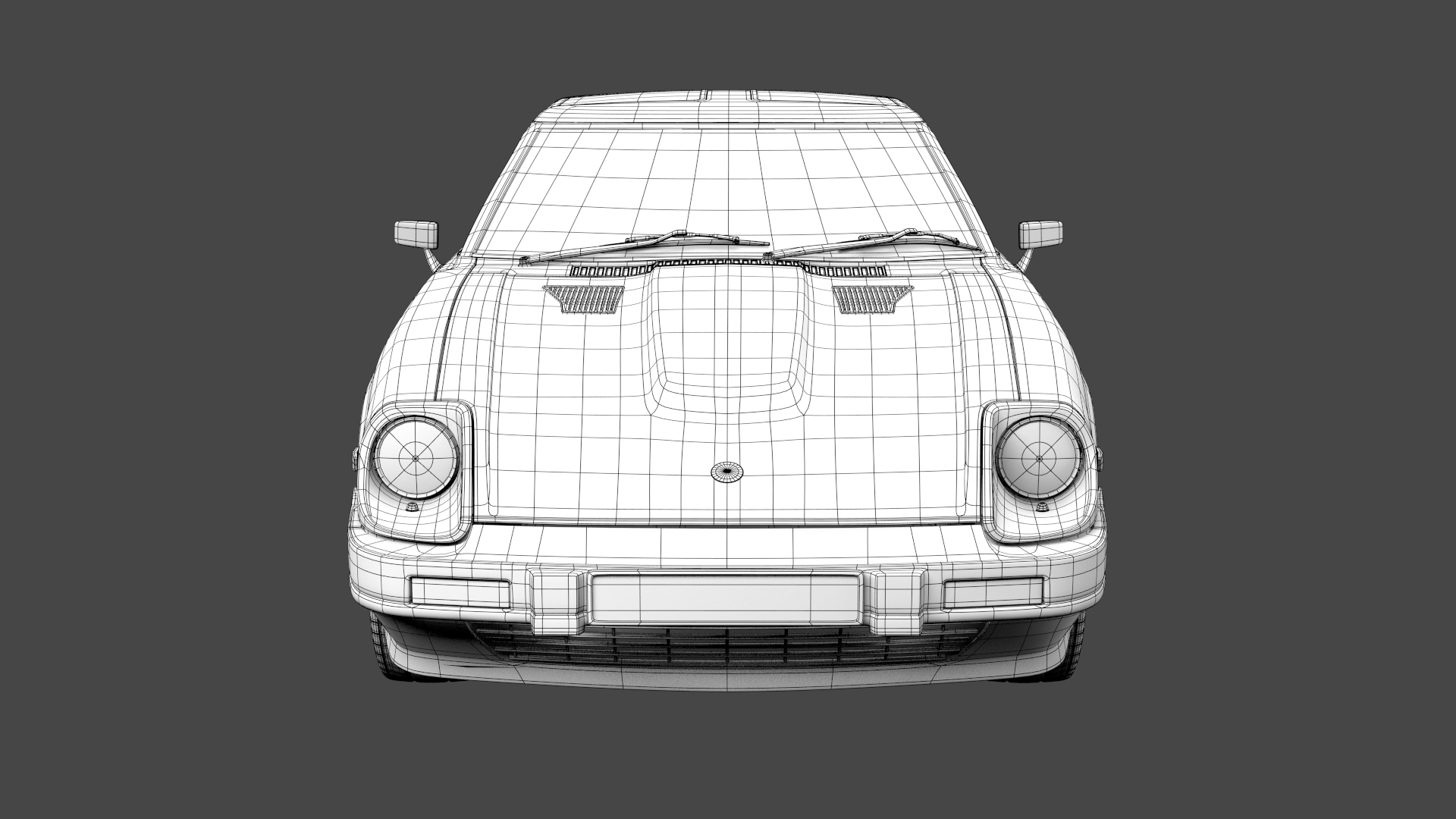 Datsun 280zx royalty-free 3d model - Preview no. 21