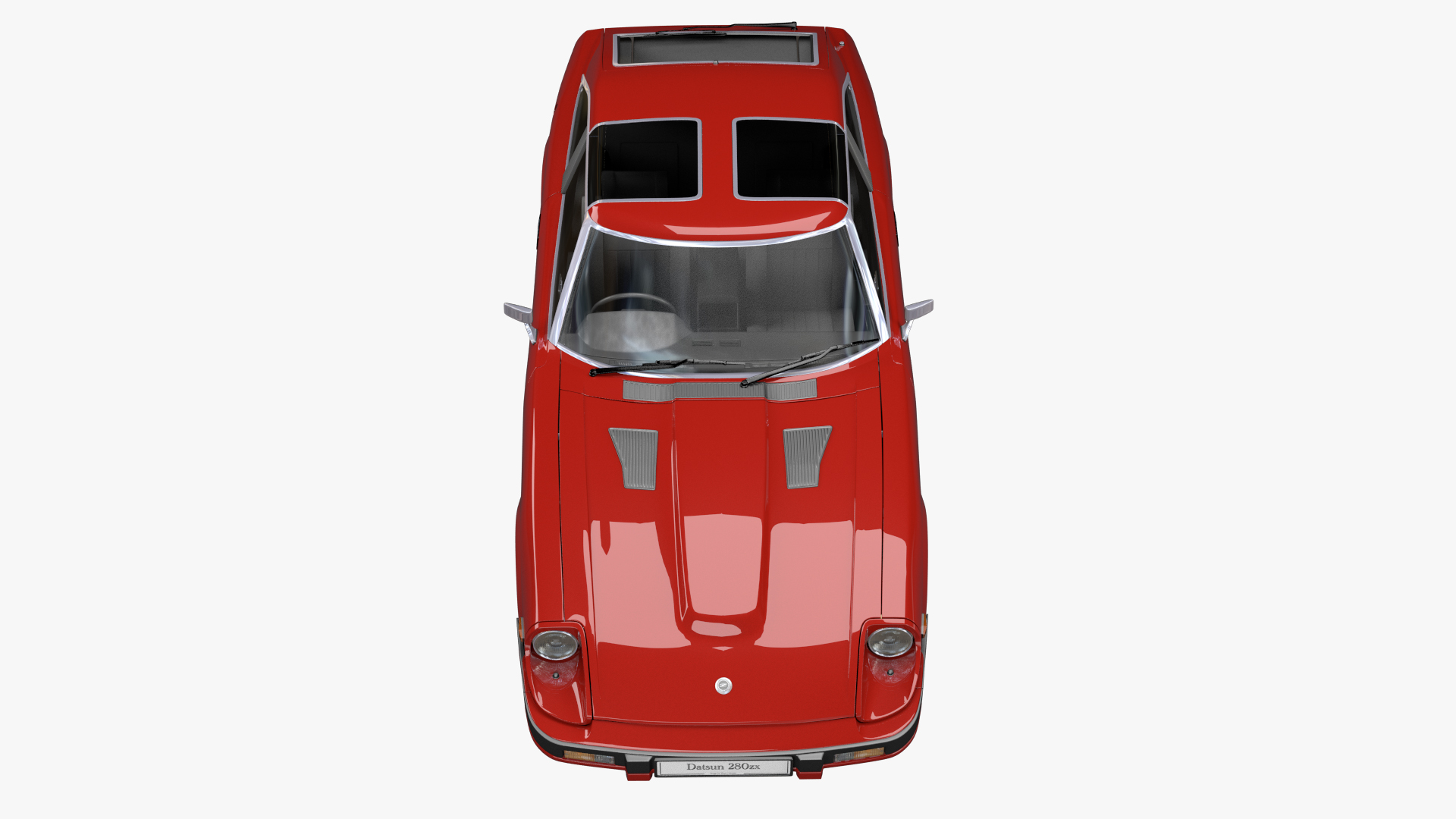 Datsun 280zx royalty-free 3d model - Preview no. 13