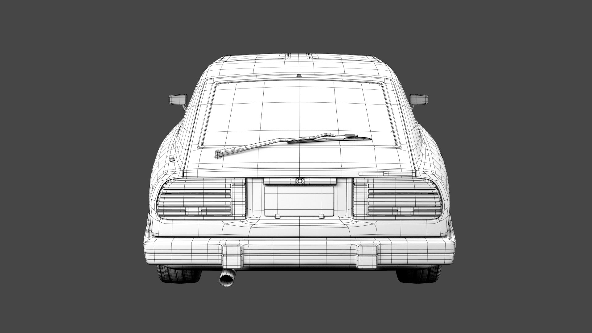 Datsun 280zx royalty-free 3d model - Preview no. 22