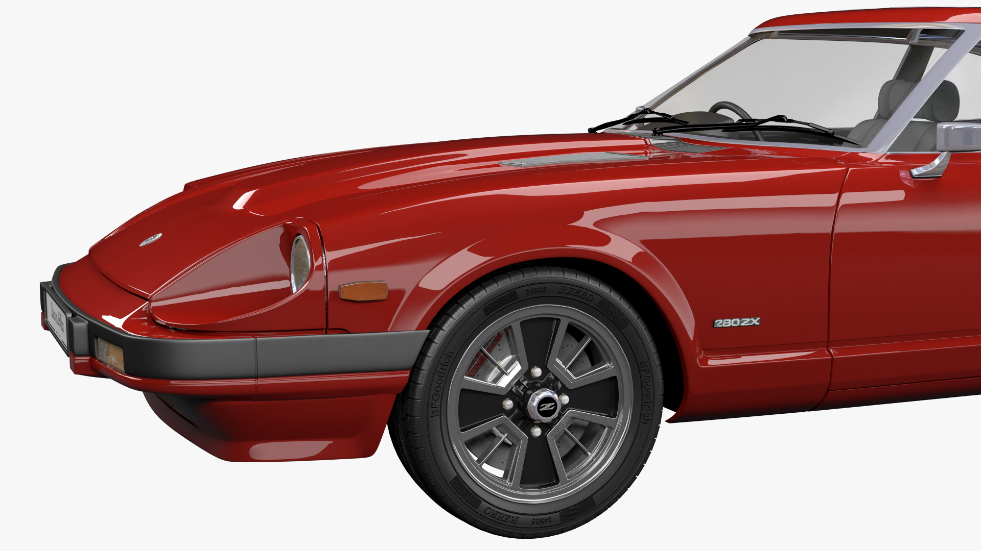 Datsun 280zx royalty-free 3d model - Preview no. 11