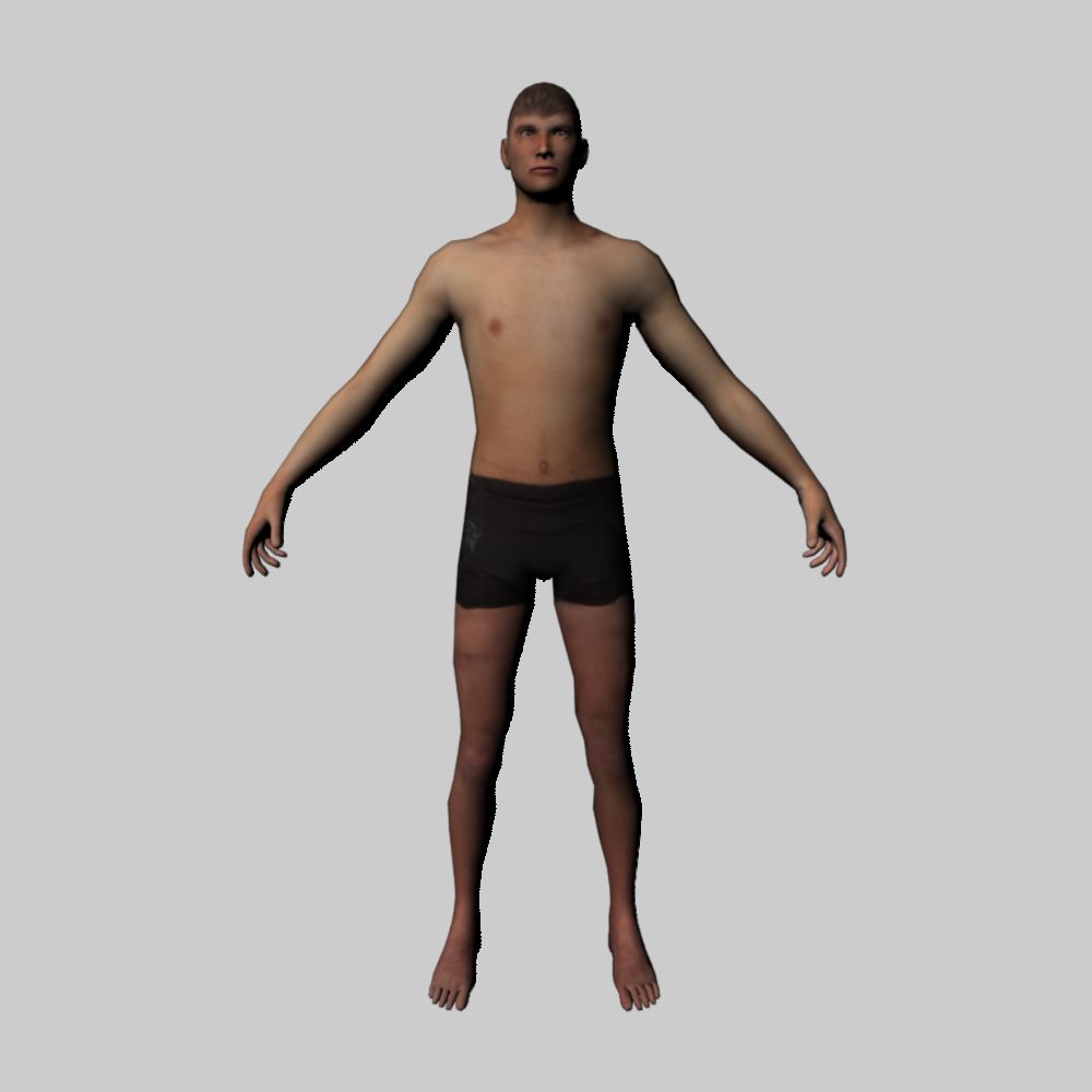 Personaggio dell'uomo 3d model