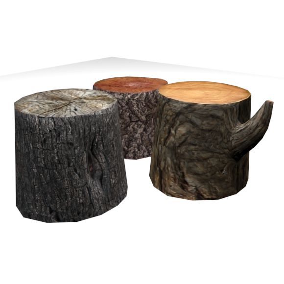 wood block 3d model