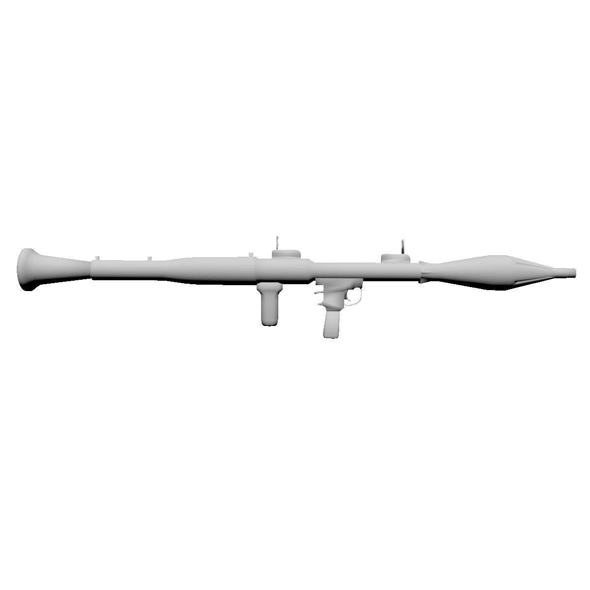 rpg-7 modelo 3d