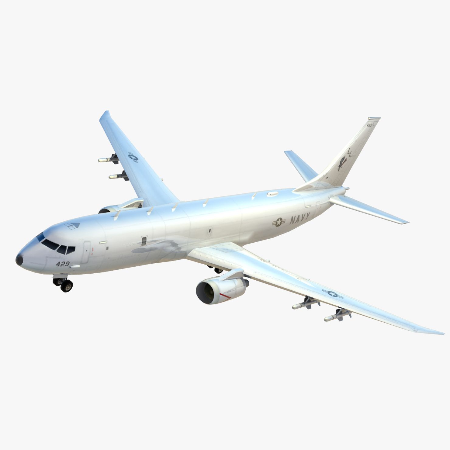 P-8 Poseidon da Marinha dos EUA 3d model