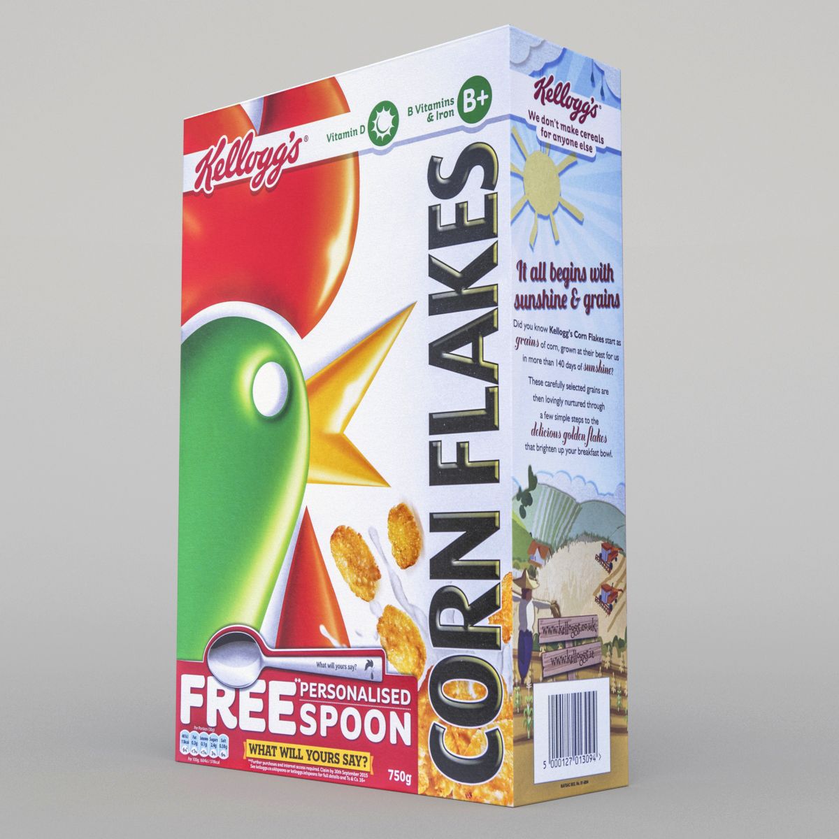 A Cereal Box 3d model