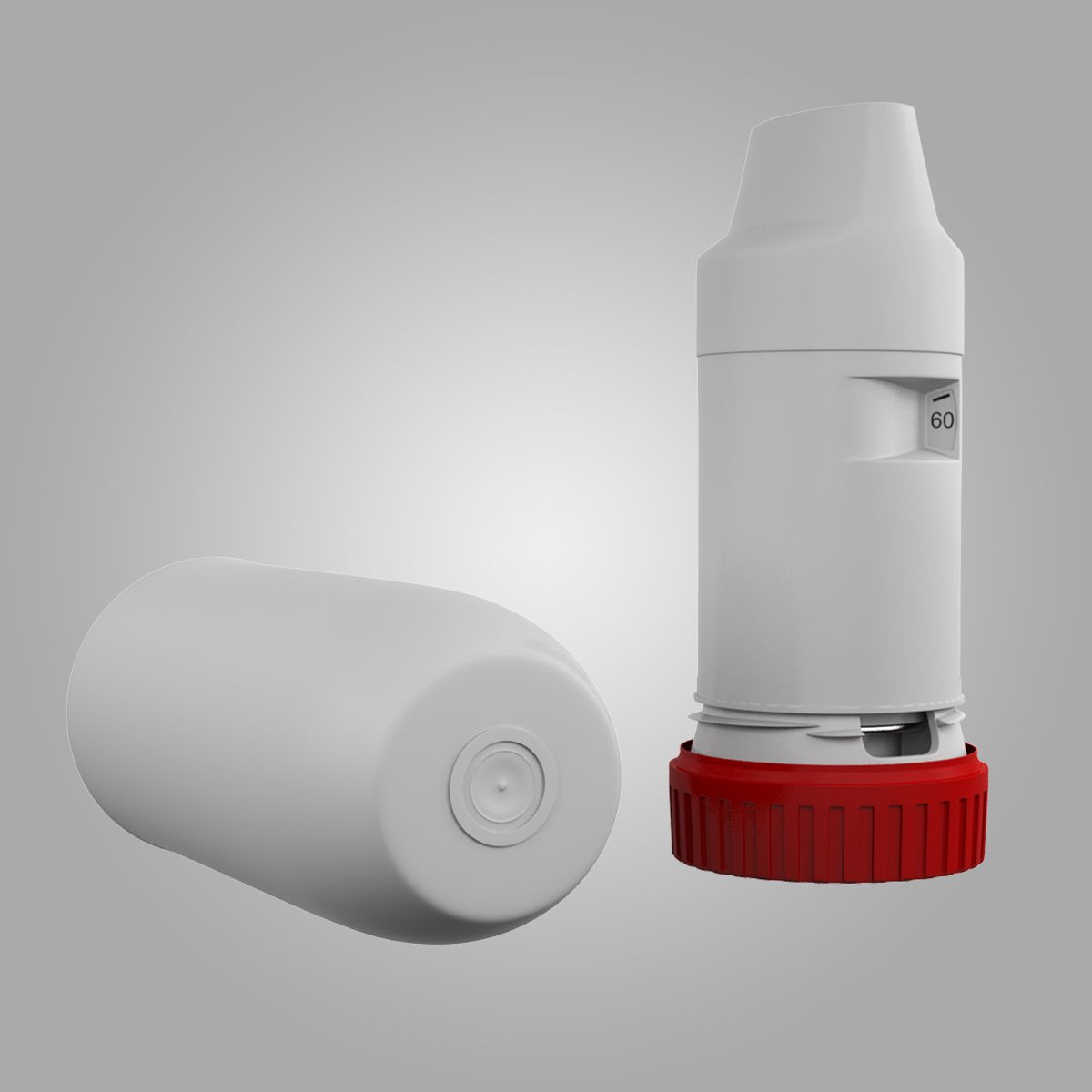 Inhalador de asma Symbicort modelo 3d