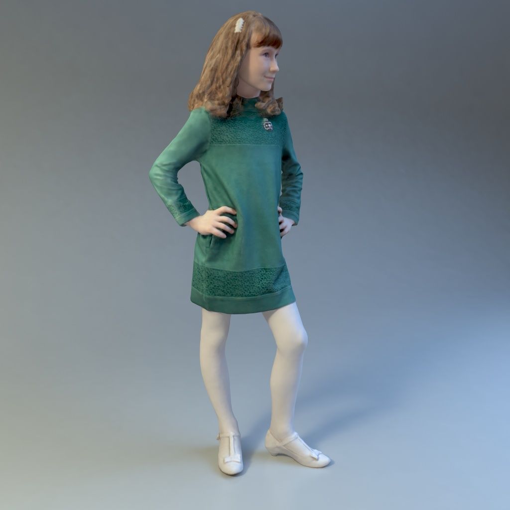 Dziewczynka 3d model