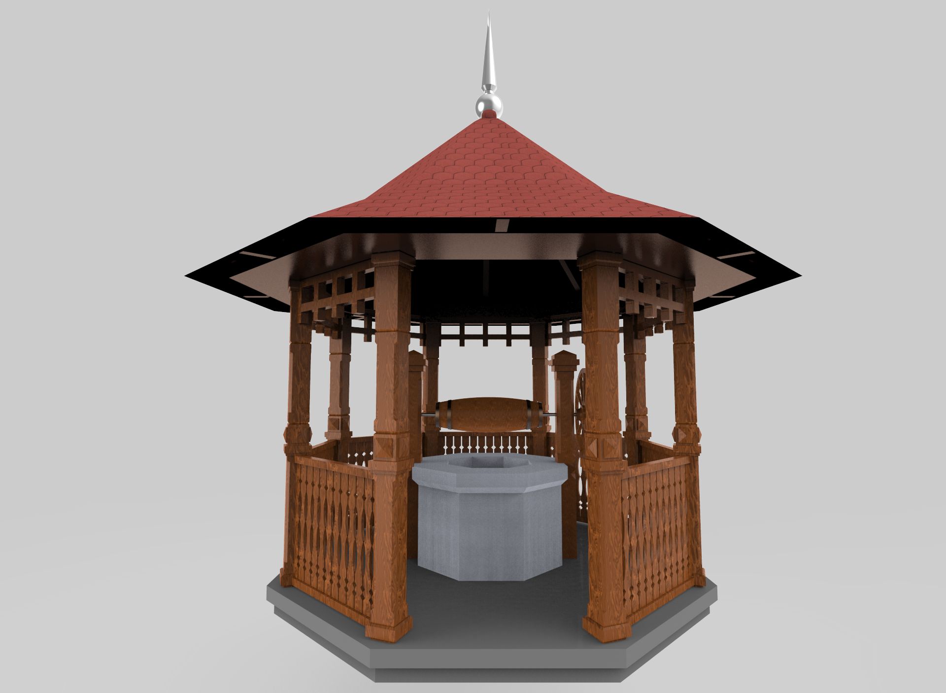 Well 3d model