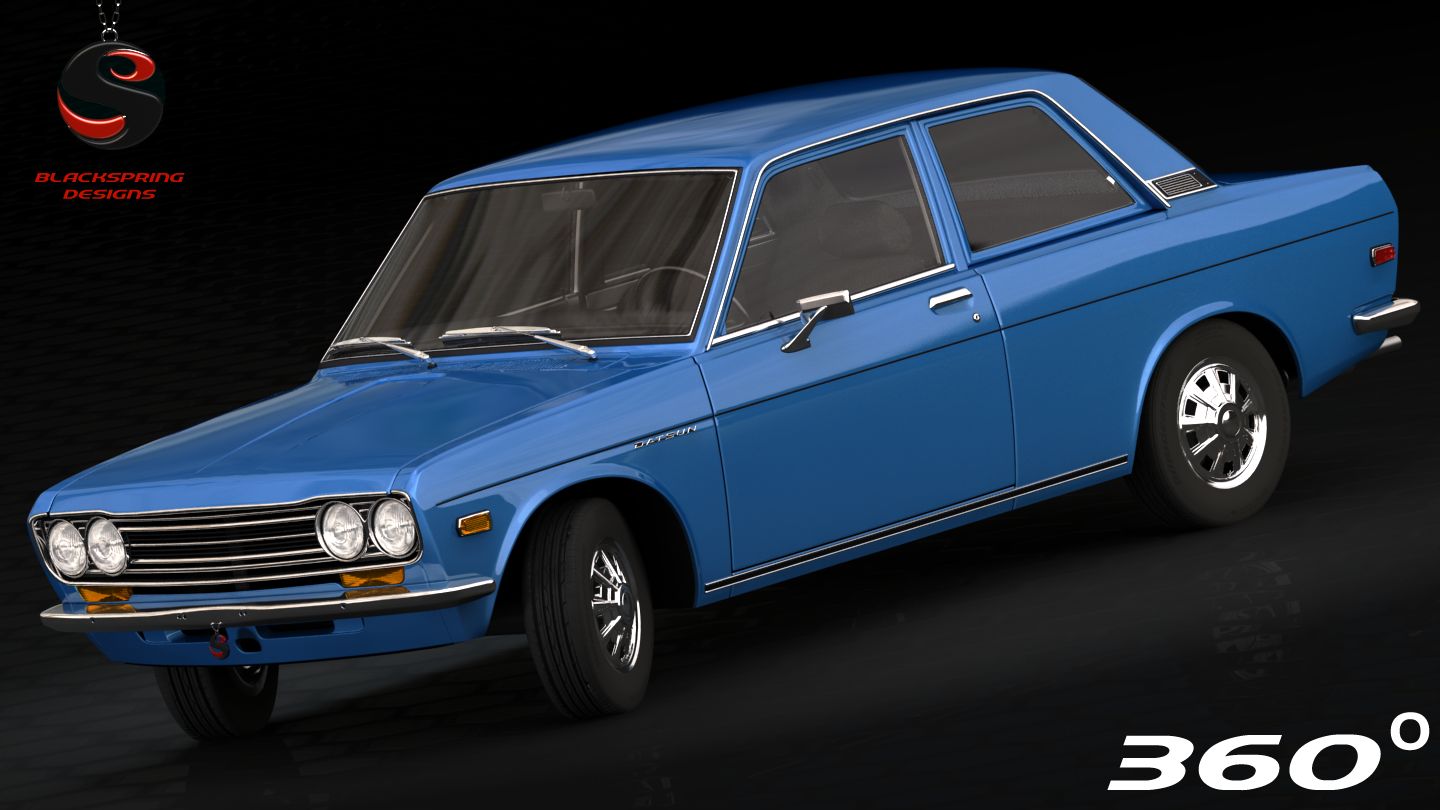 Nissan Datsun 510 1970 3d model