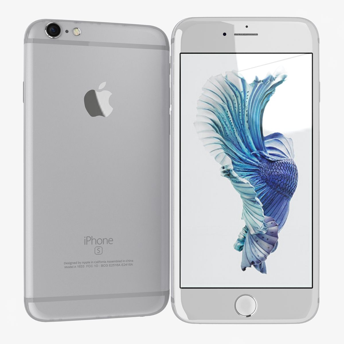 Apple iPhone 6s Silber 3d model