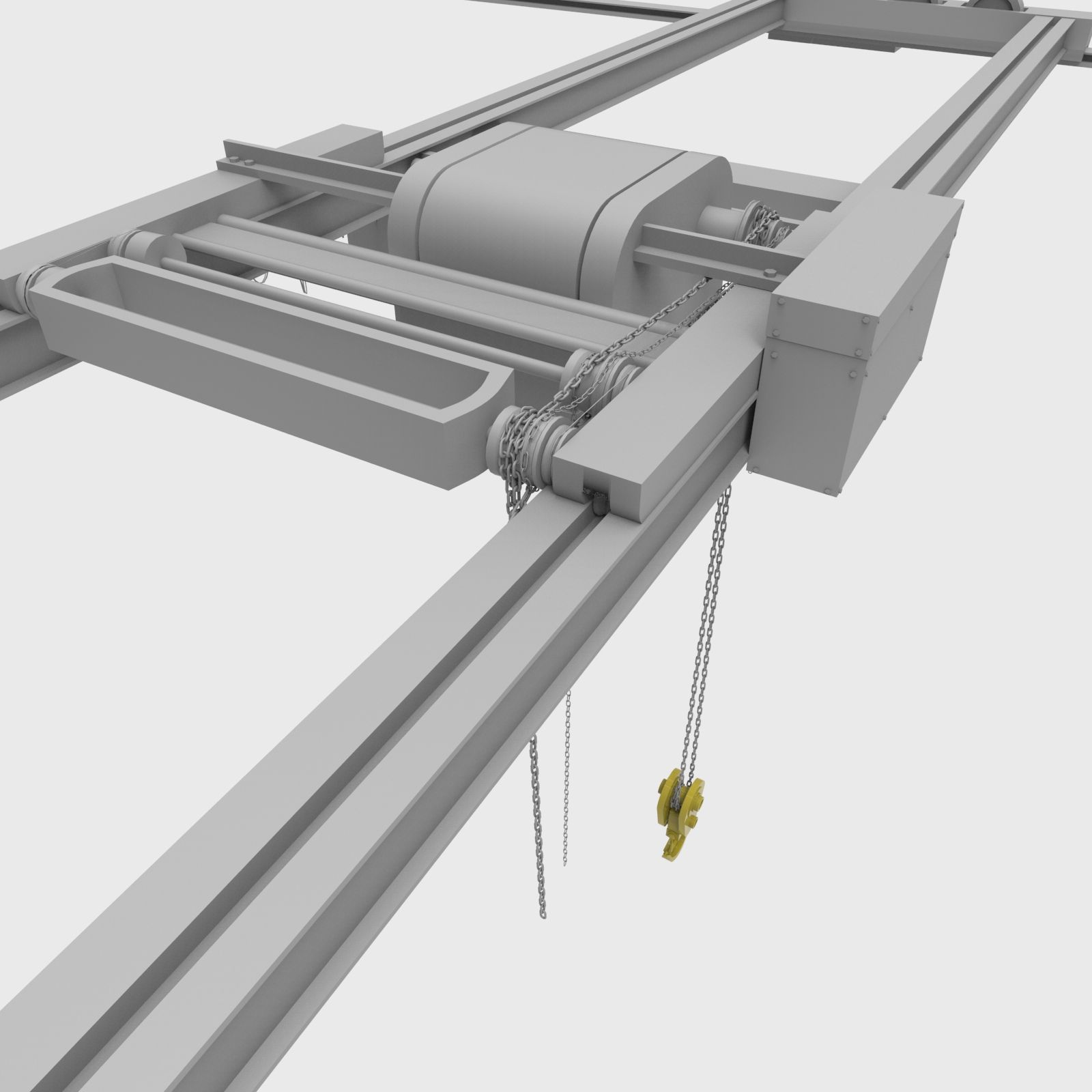 OVERHEAD CRANE 3d model