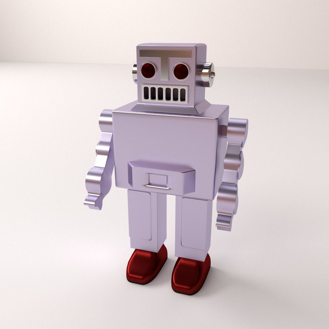 经典机器人 3d model