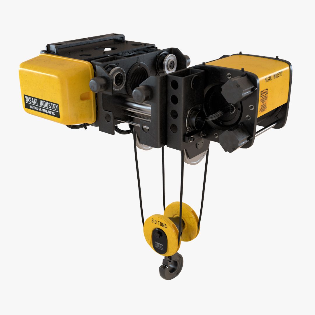 Overhead Crane Trolley 3d model