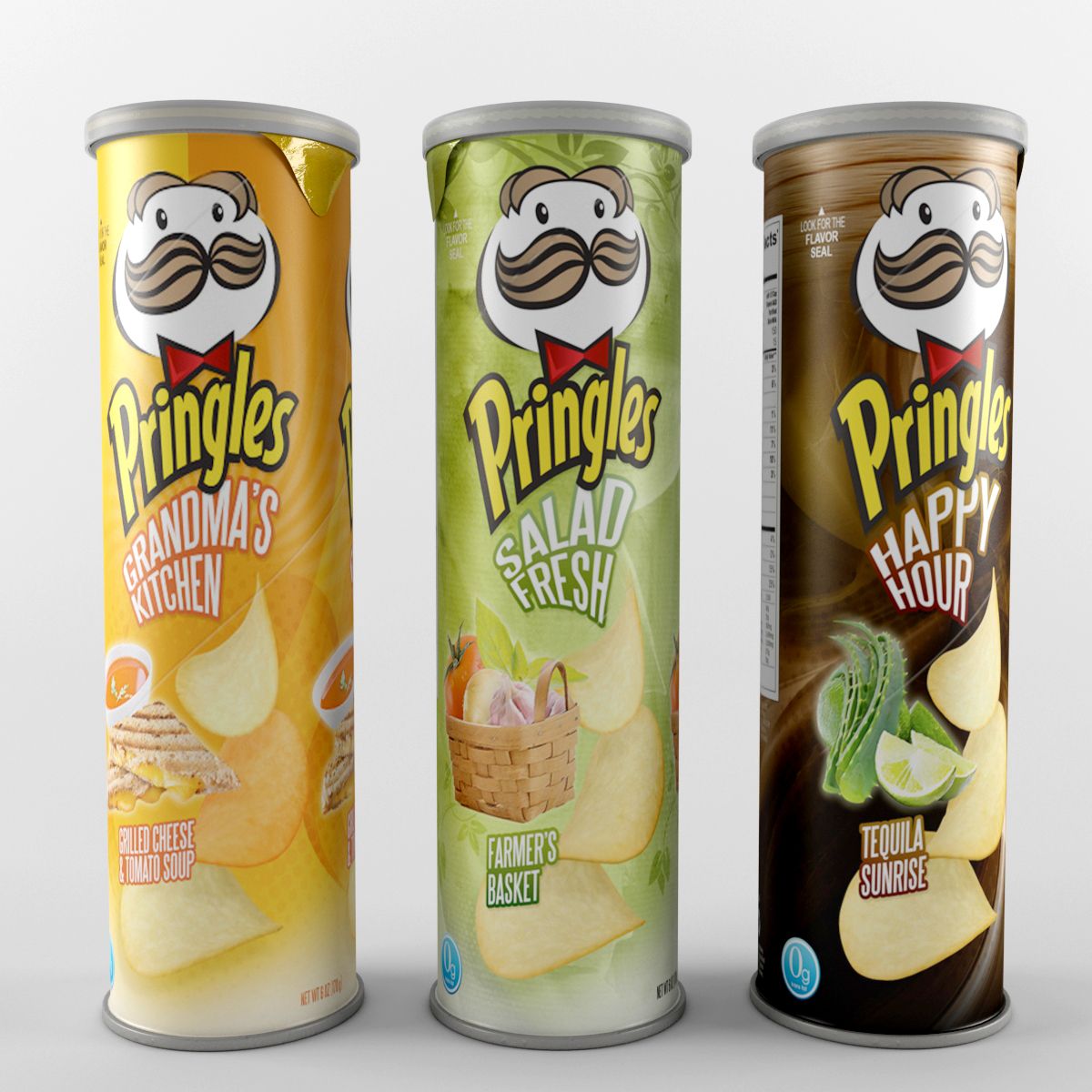 Pringles 3d model