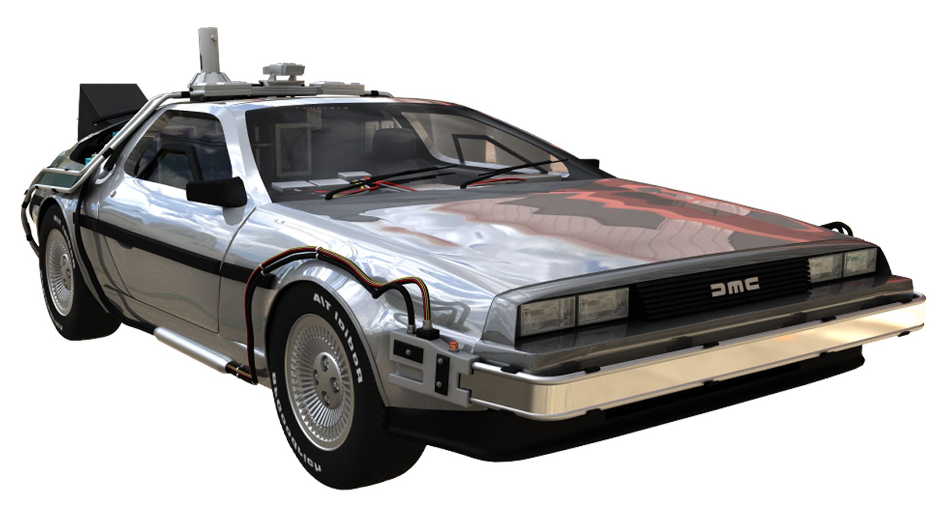 Delorean Time Machine 3d model