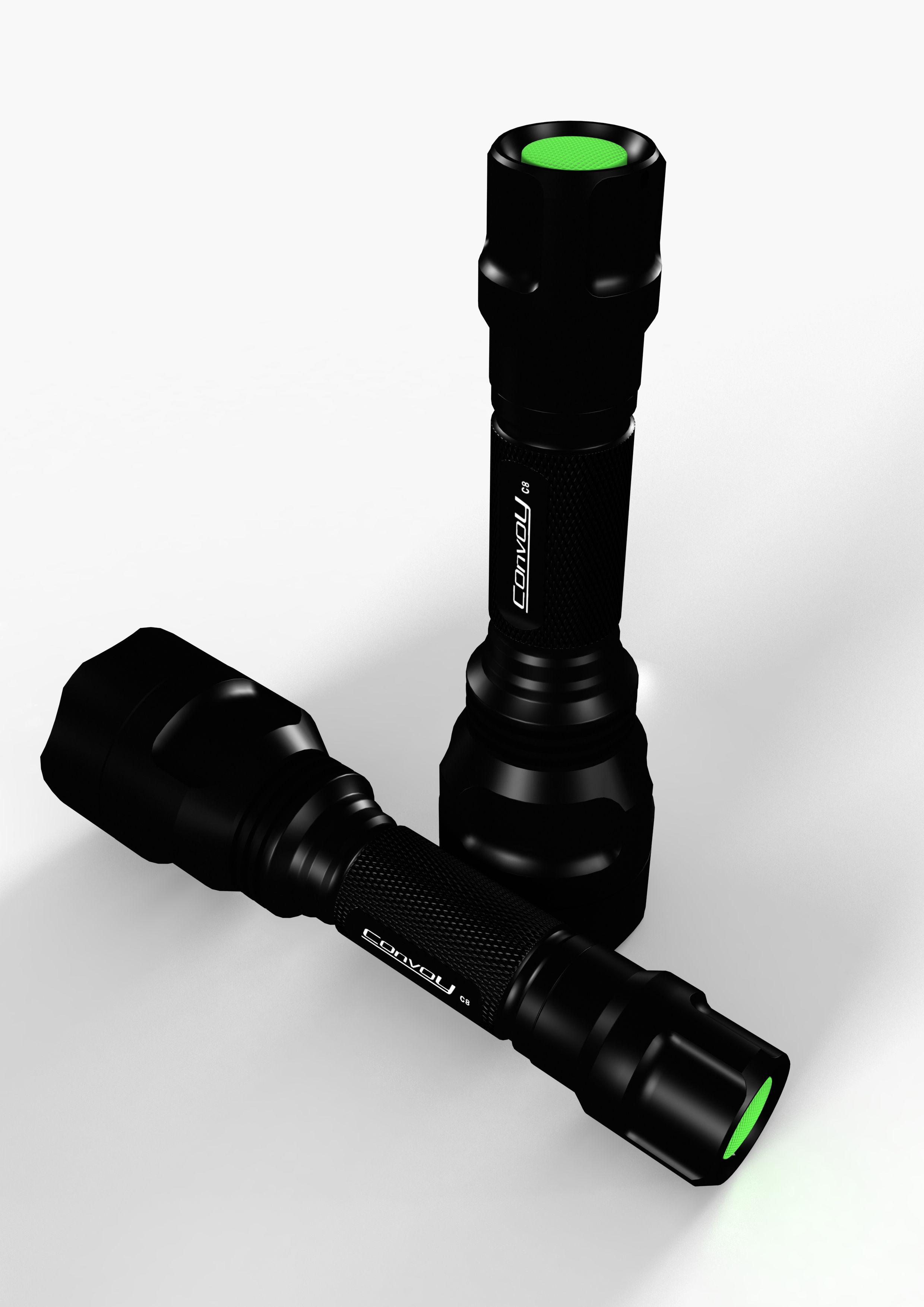 Convoy C8 flashlight 3d model