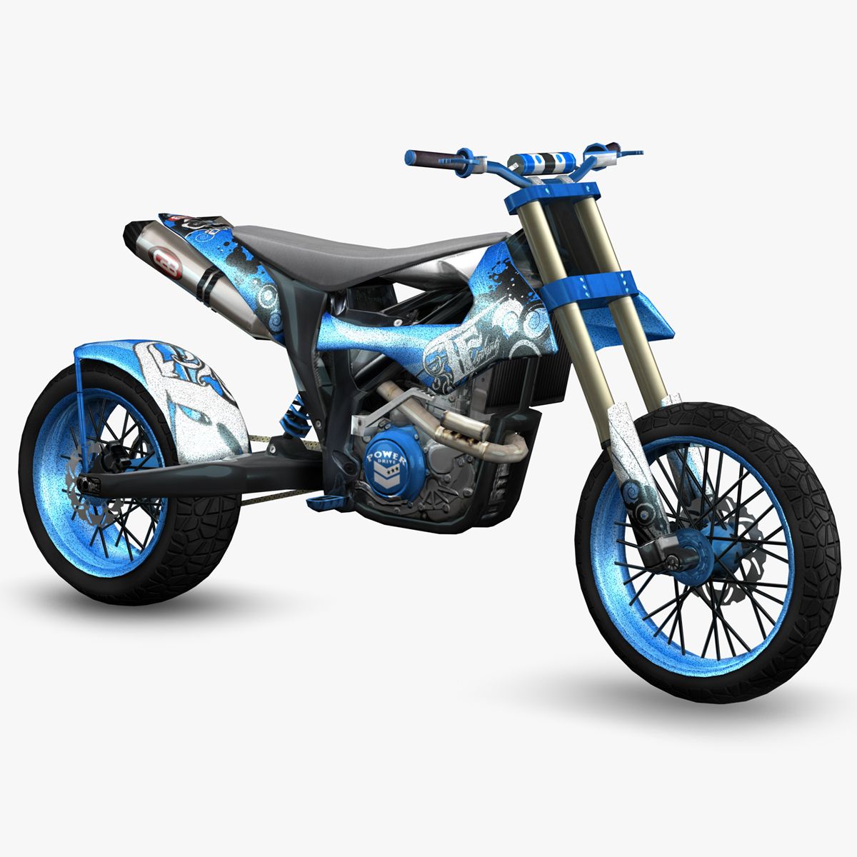 Dirt Bike - Hill Climbing 3d model