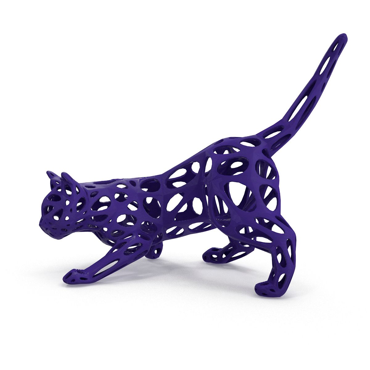 狩猎猫3D可打印 3d model