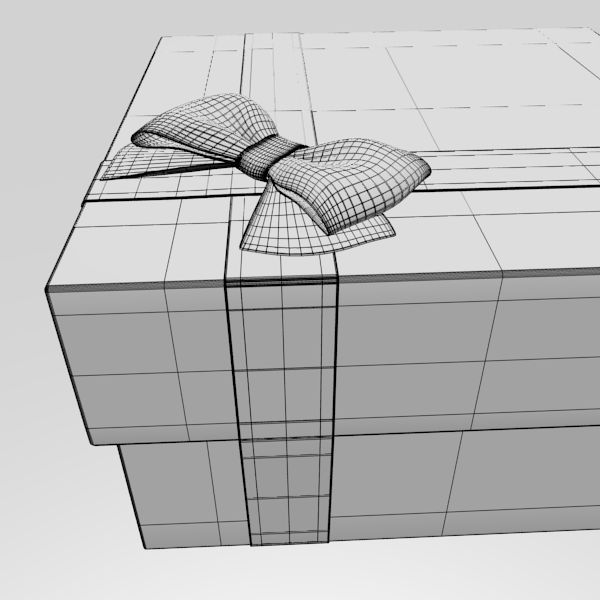 Gift Box royalty-free 3d model - Preview no. 11