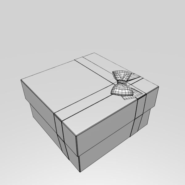 Gift Box royalty-free 3d model - Preview no. 7