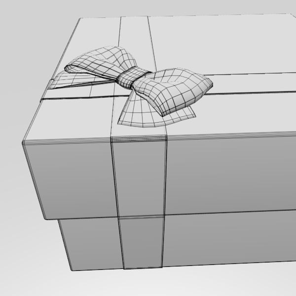 Gift Box royalty-free 3d model - Preview no. 10