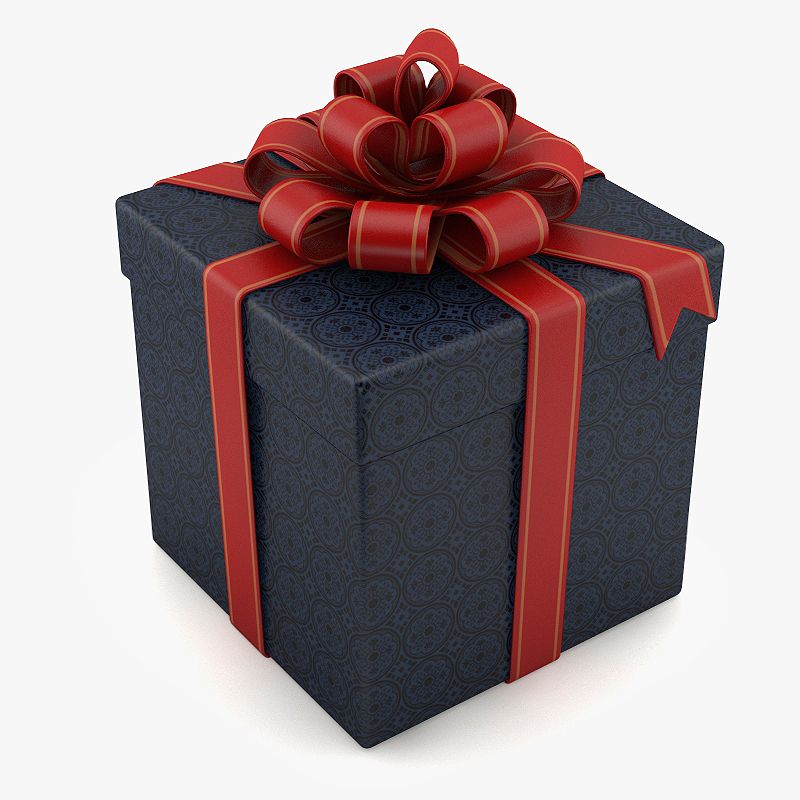 Geschenkbox 3d model