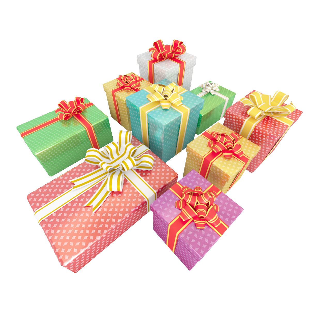 Geschenke-Set 3d model