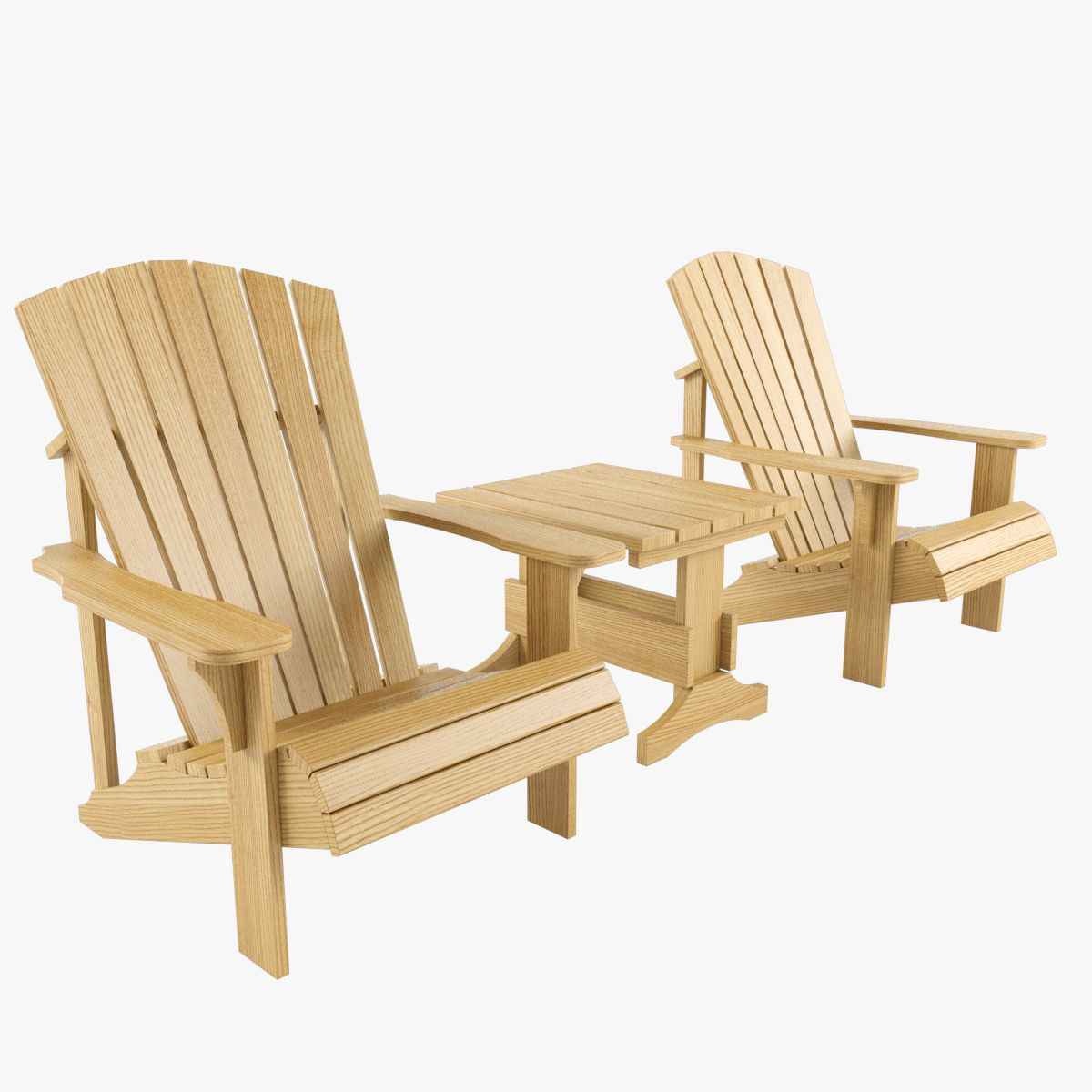 Garden furniture set 3d model