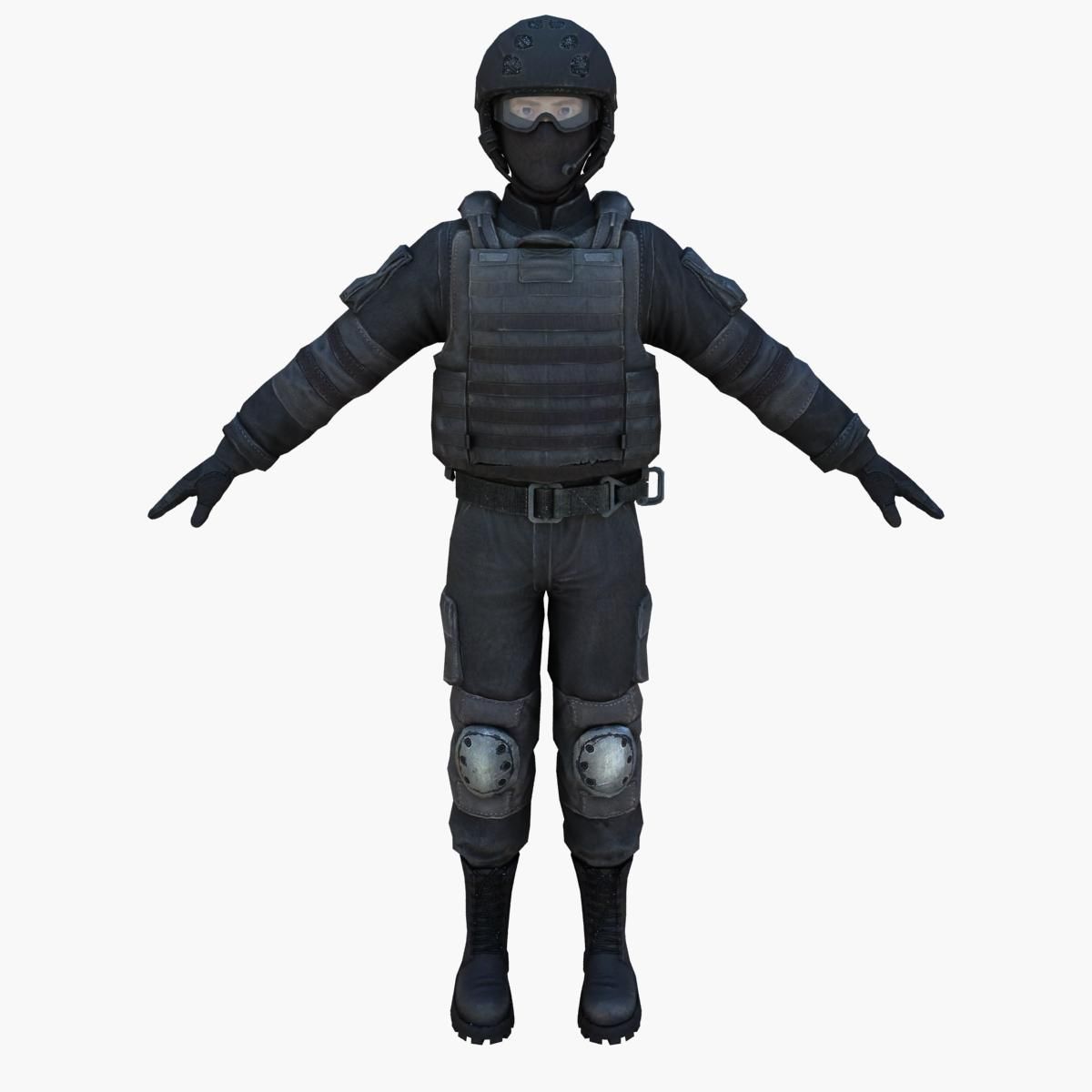 Spielbereite Soldier Navy Seal 3D-Modell $20 - .unknown - Free3D