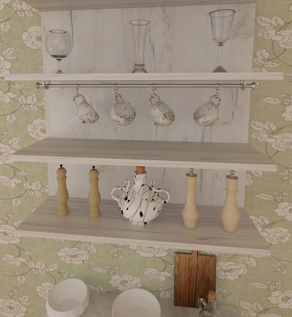 decoracion cocina modelo 3d