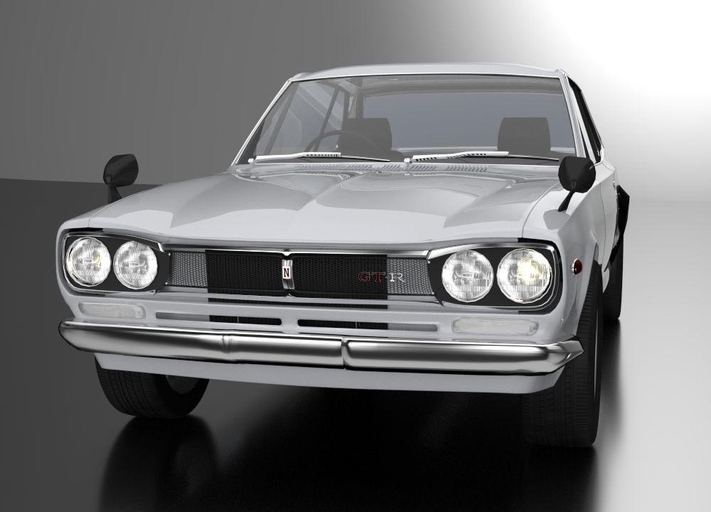 Nissan 2000 GT-R (Hakosuka) 3d model