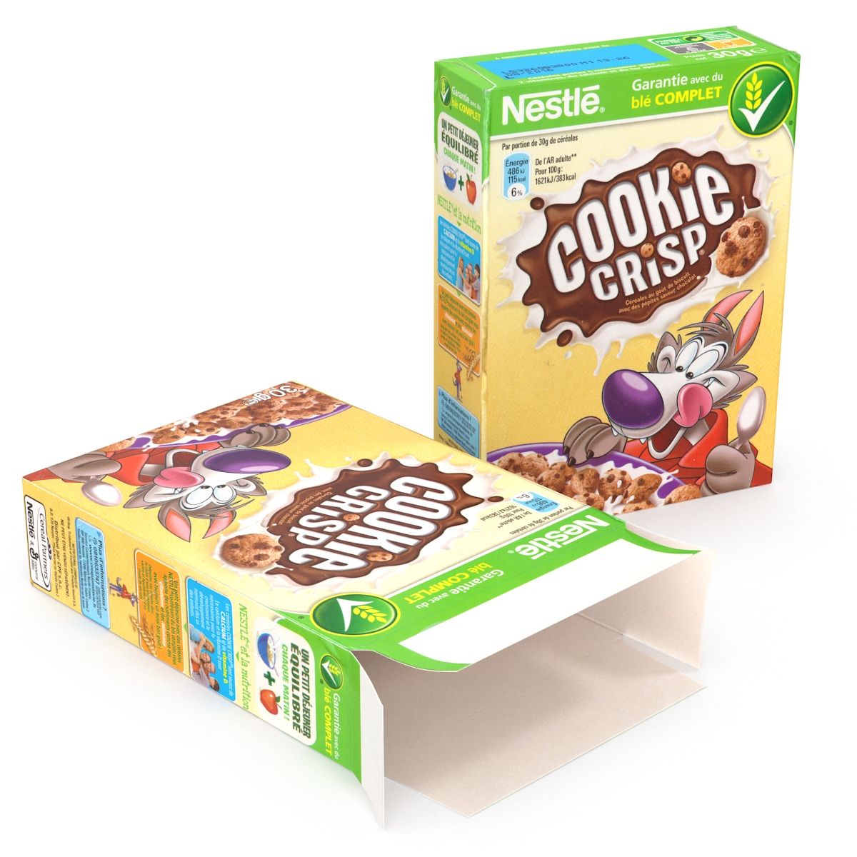 Cereal Box - Cookie 3d model