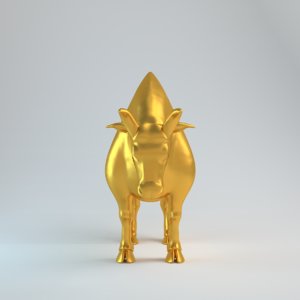 Gold Bull V1 3d model