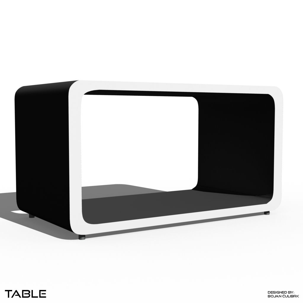 Mesa Cubo modelo 3d