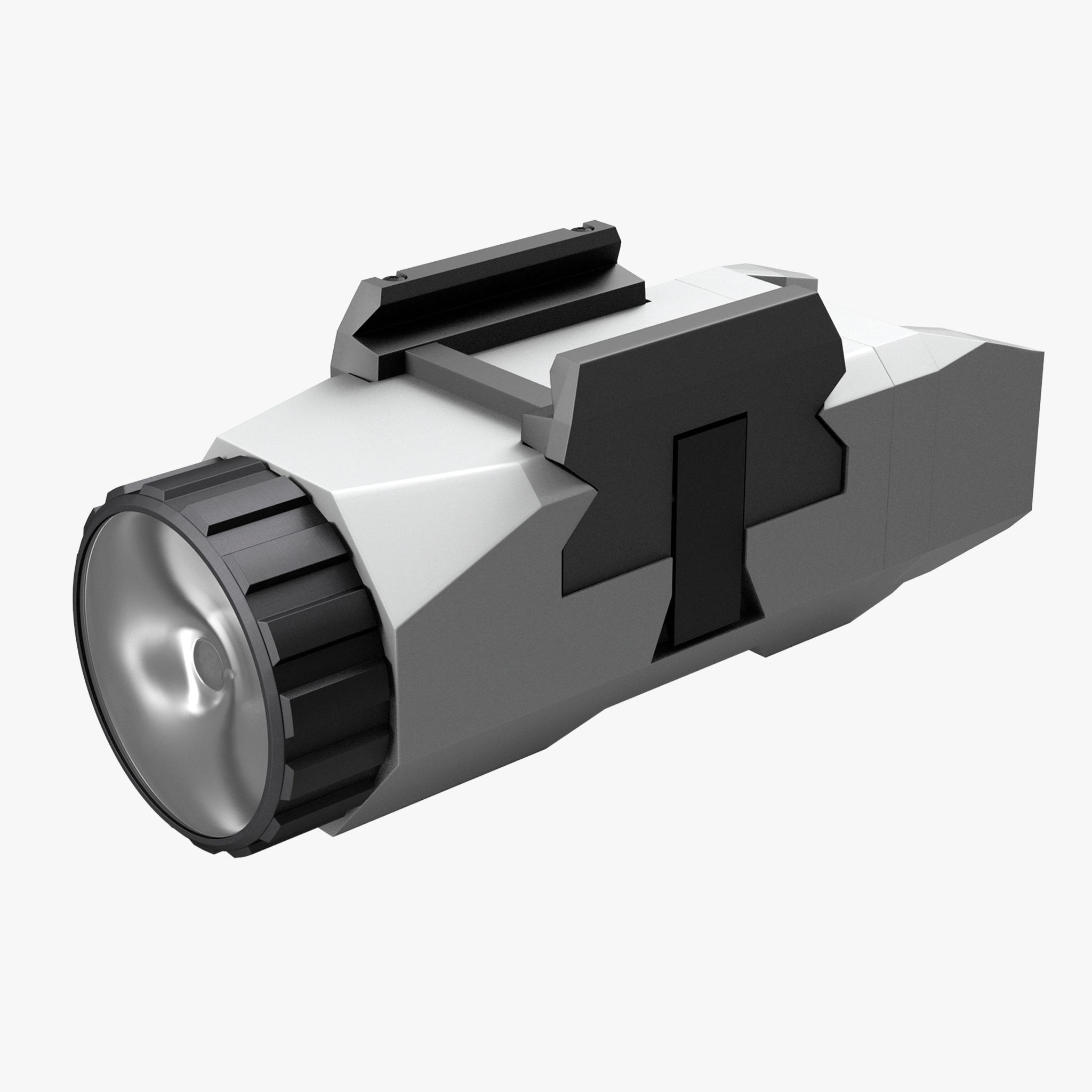 Pistol Flashlight Generic 3d model