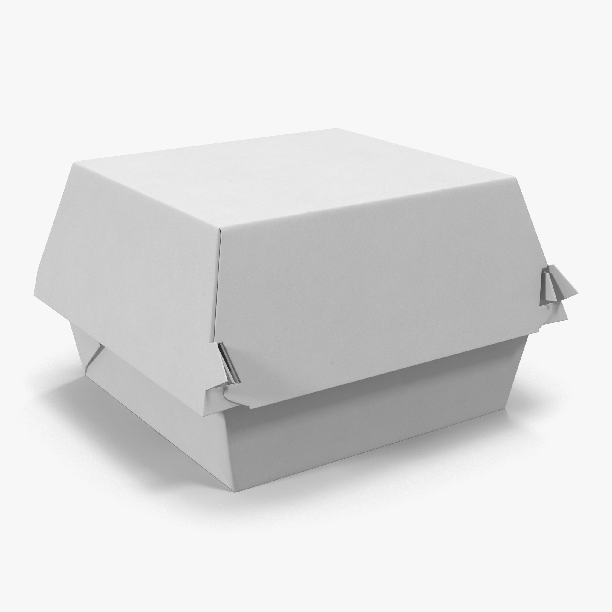 Burger Box Generic 3D model 3d model