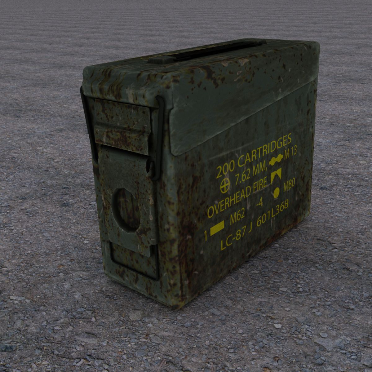 Military Ammo Box 3d model