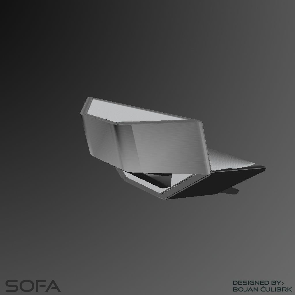 Sofa Andromeda 3 3d model